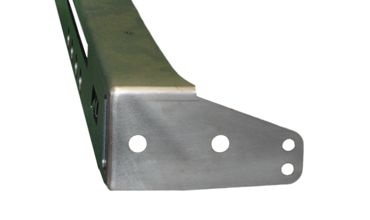 Jeep JK Micro Rear Bumper W/Light Bar Cut Out 07-18 Wrangler JK Bare Steel Motobilt - MB1039