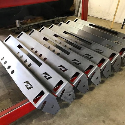 Jeep JK Micro Rear Bumper W/Light Bar Cut Out 07-18 Wrangler JK Bare Steel Motobilt - MB1039
