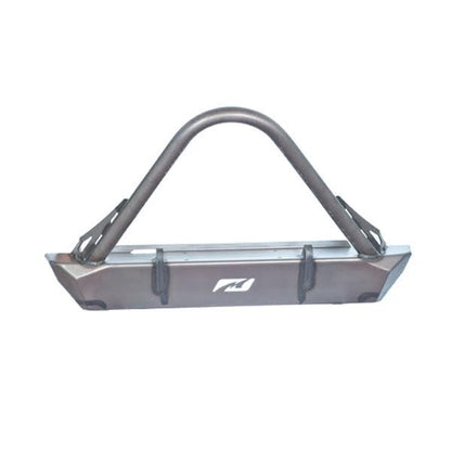 Jeep JK Front Bumper W/Stinger 07-18 Wrangler JK Hatchet Series Bare Steel Motobilt - MB1048-S