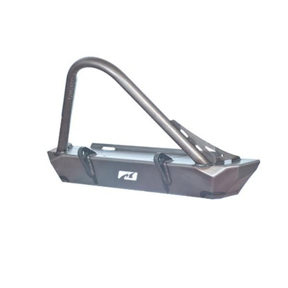 Jeep JK Front Bumper W/Stinger 07-18 Wrangler JK Hatchet Series Bare Steel Motobilt - MB1048-S