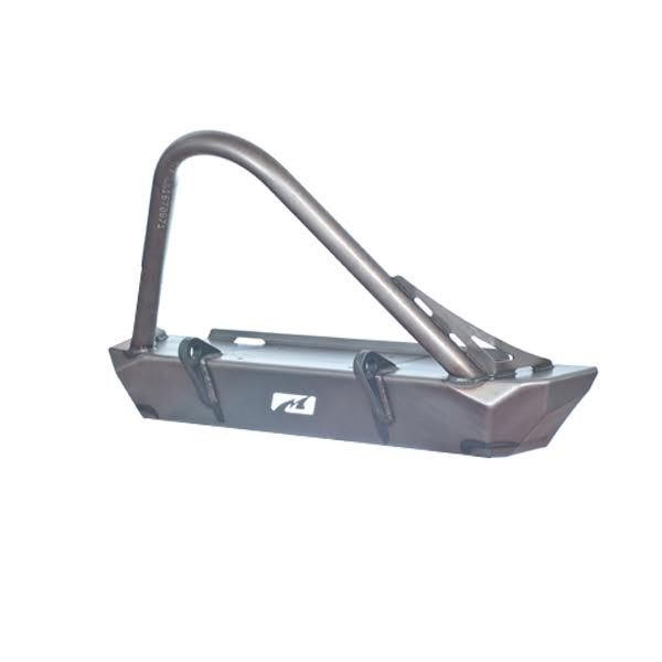 Jeep JK Front Bumper W/Stinger 07-18 Wrangler JK Hatchet Series Bare Steel Motobilt - MB1048-S