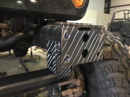 Jeep JK Front Bumper 07-18 Wrangler JK Hatchet Series Bare Steel Motobilt - MB1048