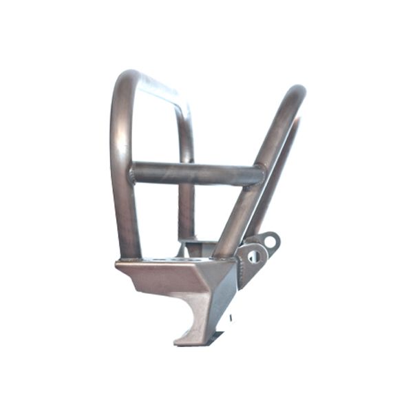 Jeep YJ TJ LJ Front Bumper W/Grill Hoop and Stinger Bare Steel Motobilt - MB1069-L