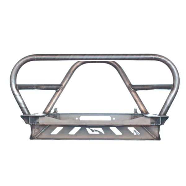 Jeep YJ TJ LJ Front Bumper W/Grill Hoop and Stinger Bare Steel Motobilt - MB1069-L