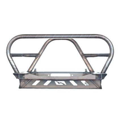 Jeep YJ TJ LJ Front Bumper W/Grill Hoop and Stinger Bare Steel Motobilt - MB1069-L