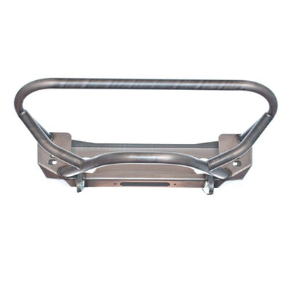 Jeep YJ TJ LJ Front Bumper W/Grill Hoop and Stinger Bare Steel Motobilt - MB1069-L