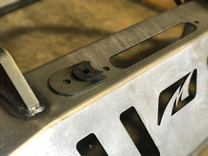 Jeep YJ TJ LJ Front Bumper W/Grill Hoop and Stinger Bare Steel Motobilt - MB1069-L