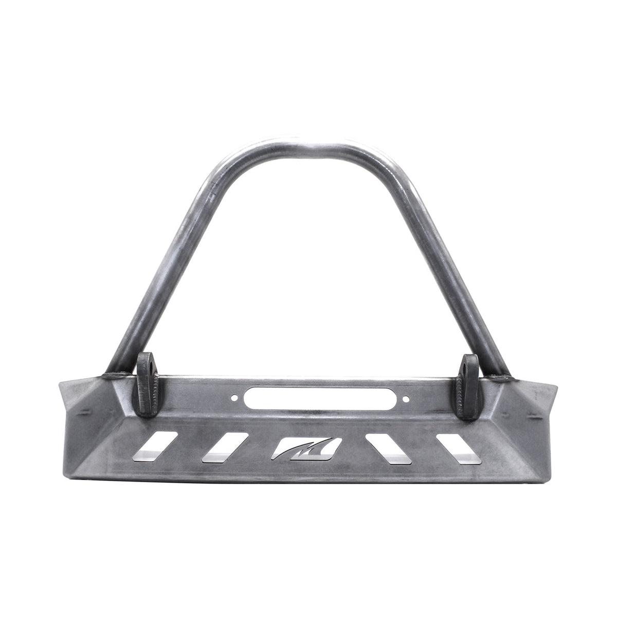 Jeep YJ TJ LJ Front Bumper W/Stinger Bare Steel Motobilt - MB1069-S