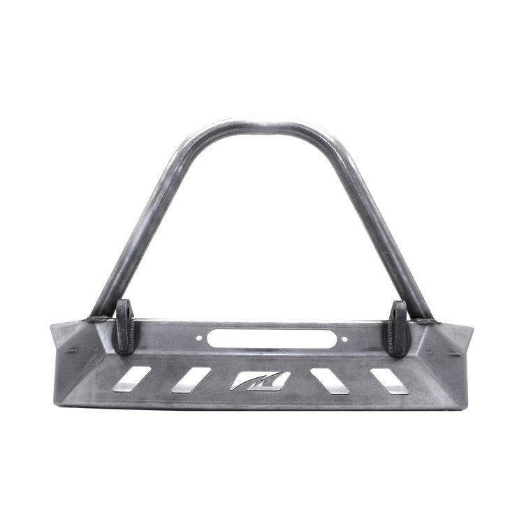 Jeep YJ TJ LJ Front Bumper W/Stinger Bare Steel Motobilt - MB1069-S