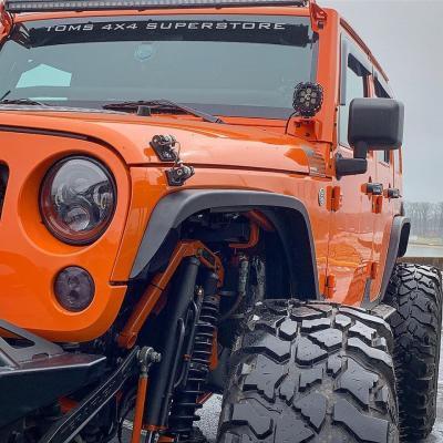 Front and Rear 2 Inch Crusher Fender Package 07-18 Jeep Wrangler JK/JKU Motobilt - MB1076-2-1075-2