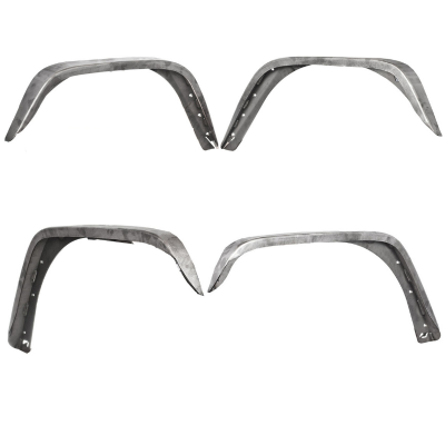 Front and Rear 2 Inch Crusher Fender Package 07-18 Jeep Wrangler JK/JKU Motobilt - MB1076-2-1075-2