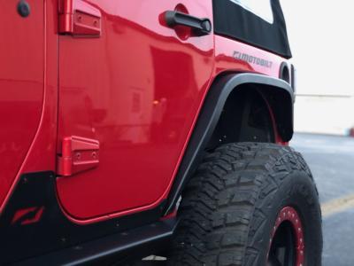 Front and Rear 2 Inch Crusher Fender Package 07-18 Jeep Wrangler JK/JKU Motobilt - MB1076-2-1075-2