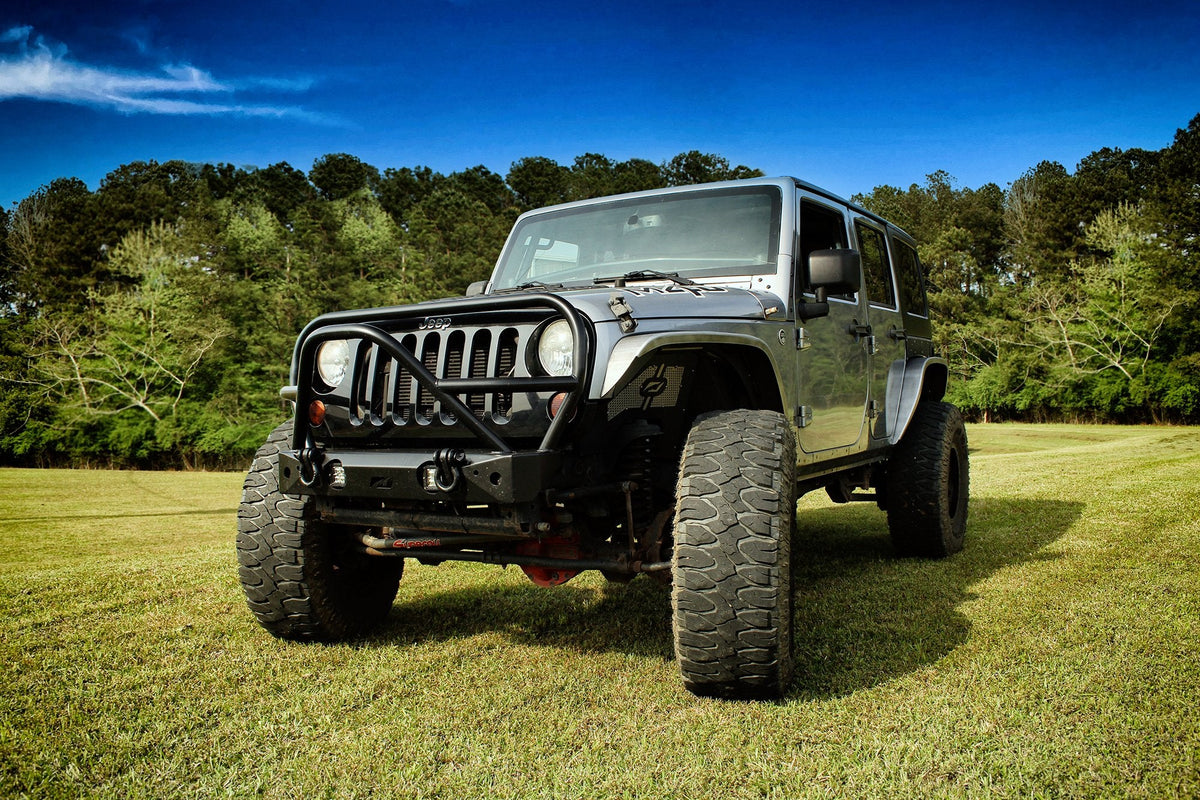 Front and Rear 4 Inch Crusher Fender Package 07-18 Jeep Wrangler JK/JKU Motobilt - MB1076-4-1075-4