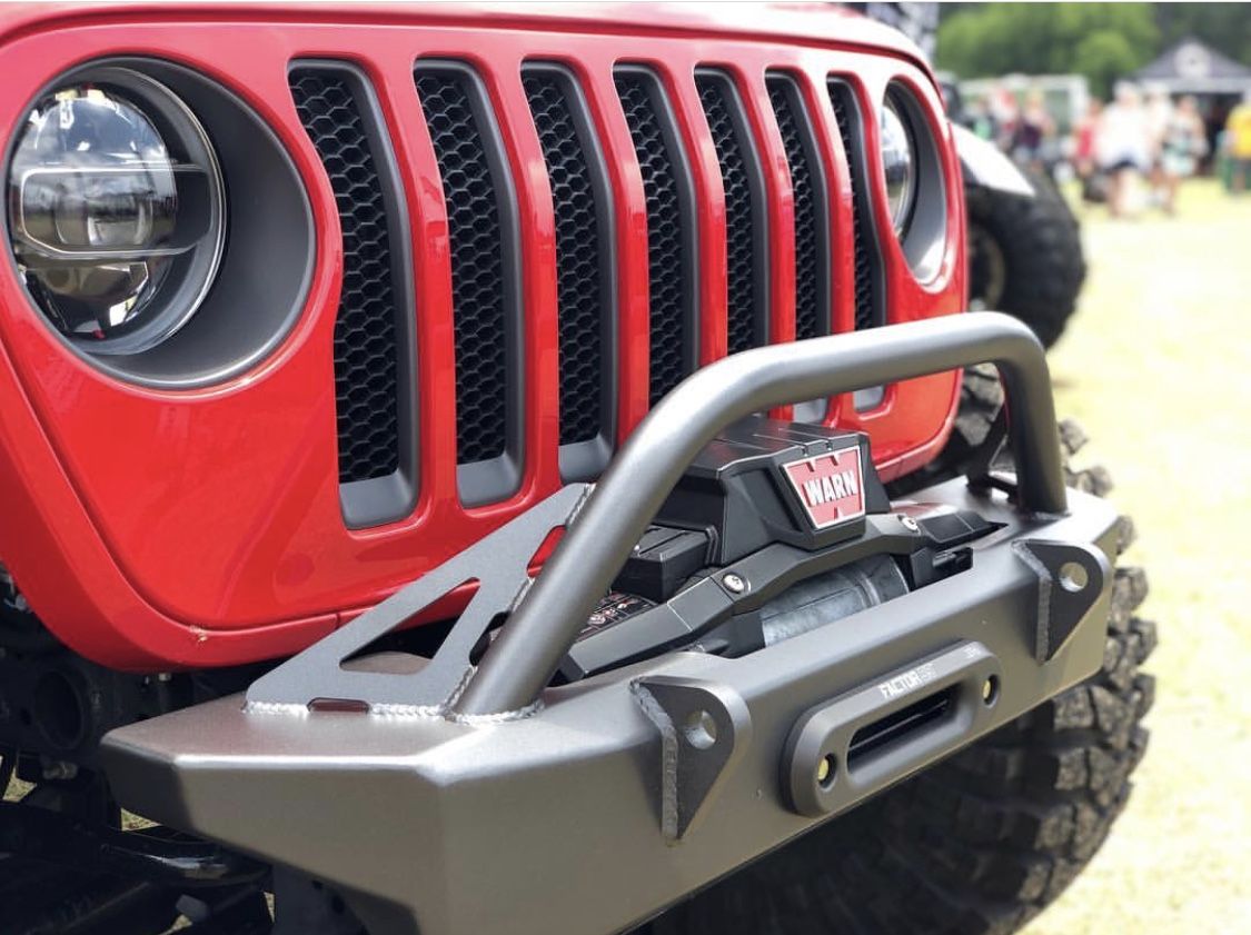 Jeep JL/Gladiator Front Bumper W/Bull Bar Crusher 2018-Present Wrangler JL/Gladiator Motobilt - MB1078-B