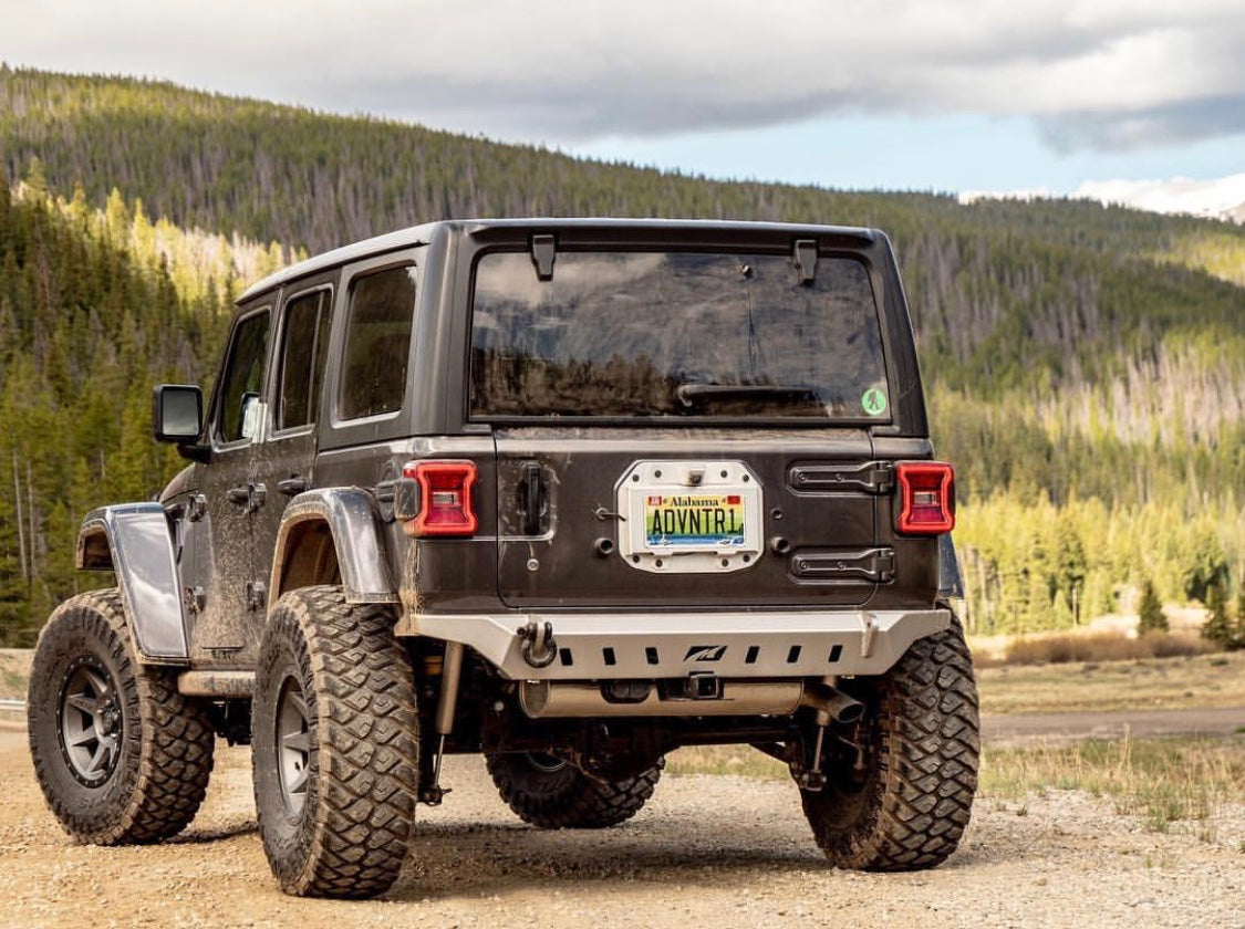 Jeep JL Rear Bumper Crusher No Spare 2018-Pres Wrangler JL Motobilt - MB1079
