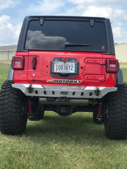 Jeep JL Rear Bumper Crusher With Spare Tire Cut Out 2018-Pres Wrangler JL Motobilt - MB1080