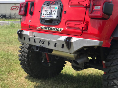 Jeep JL Rear Bumper Crusher With Spare Tire Cut Out 2018-Pres Wrangler JL Motobilt - MB1080