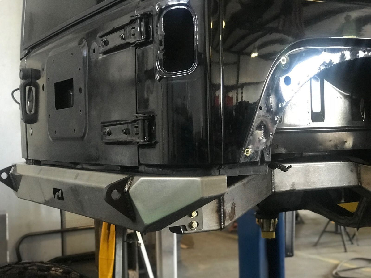 Jeep JK Frame Chop Rear Bumper and Cross Member 07-17 Wrangler JK Motobilt - MB1081