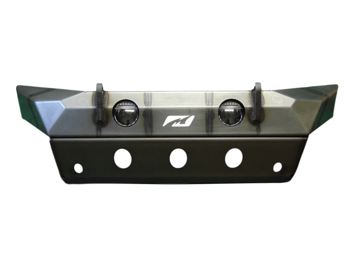Jeep JL/Gladiator Front Bumper With Skid Plate 18+ Wrangler JL/Gladiator W/Fog Light Holes The Hammer Series Motobilt - MB1090F-MB1094