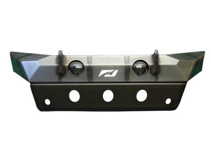 Jeep JL/Gladiator Front Bumper With Skid Plate 18+ Wrangler JL/Gladiator W/Fog Light Holes The Hammer Series Motobilt - MB1090F-MB1094