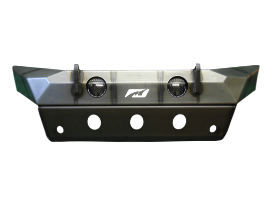 Jeep JL/Gladiator Front Bumper With Skid Plate 18+ Wrangler JL/Gladiator W/Fog Light Holes The Hammer Series Motobilt - MB1090F-MB1094