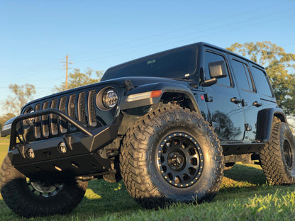 Jeep JL/Gladiator Front Bumper W/Stinger/Skid Plate 18+ Wrangler JL/Gladiator The Hammer Series Motobilt - MB1090F-S-1094