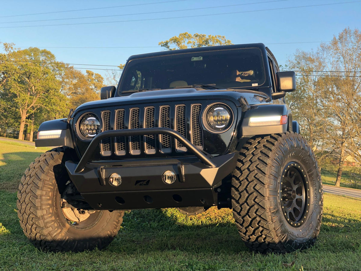 Jeep JL/Gladiator Front Bumper W/Stinger/Skid Plate 18+ Wrangler JL/Gladiator The Hammer Series Motobilt - MB1090F-S-1094