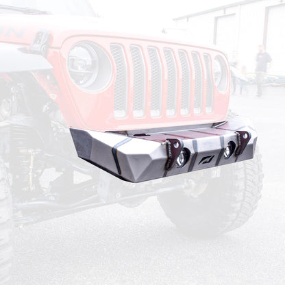 Jeep JL/Gladiator Front Bumper 18+ Wrangler JL/Gladiator W/Fog Light Holes The Hammer Series Motobilt - MB1090F