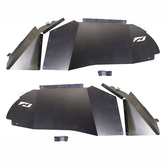 Aluminum Blank Front Inner Fenders for JL/JLU/JT Gladiator Motobilt - MB1150