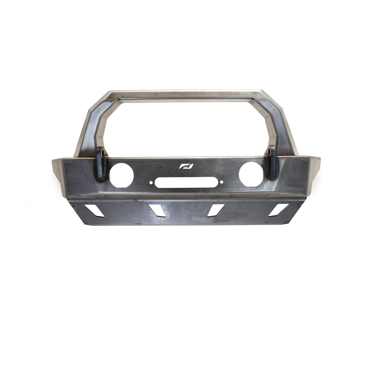 Crusher HD Front Bumper for Jeep JK/JKU with BullBar and Skidplate Motobilt - MB1209-MB1210-MB1203