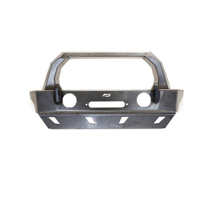 Crusher HD Front Bumper for Jeep JK/JKU with BullBar and Skidplate Motobilt - MB1209-MB1210-MB1203