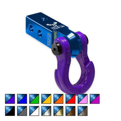 Jowl 3/4 Split Shackle and Mohawk 2.0 Receiver Combo Blue Pill Moose Knuckle Offroad