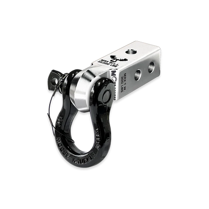 B'oh 3/4 Spin Pin Shackle and Mohawk 2.0 Receiver Combo Atomic Silver Moose Knuckle Offroad