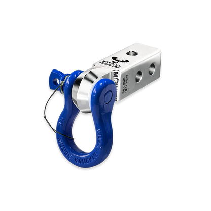 B'oh 3/4 Spin Pin Shackle and Mohawk 2.0 Receiver Combo Atomic Silver Moose Knuckle Offroad