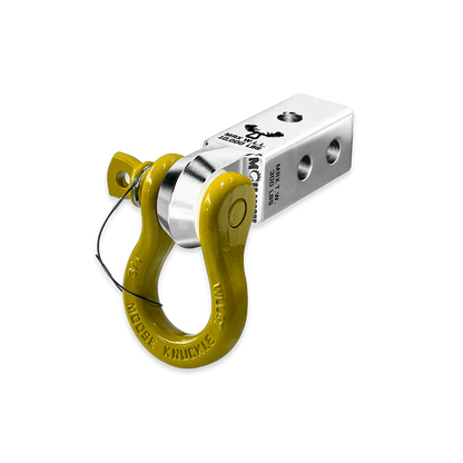 B'oh 3/4 Spin Pin Shackle and Mohawk 2.0 Receiver Combo Atomic Silver Moose Knuckle Offroad
