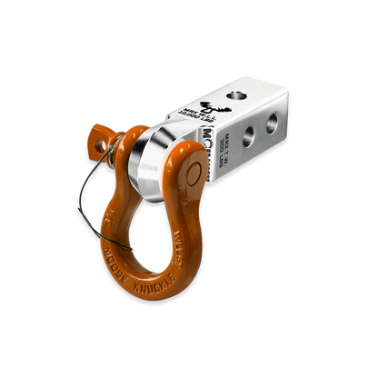 B'oh 3/4 Spin Pin Shackle and Mohawk 2.0 Receiver Combo Atomic Silver Moose Knuckle Offroad
