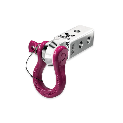 B'oh 3/4 Spin Pin Shackle and Mohawk 2.0 Receiver Combo Atomic Silver Moose Knuckle Offroad
