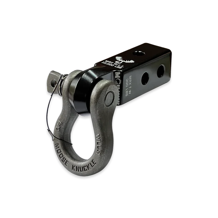 B'oh 3/4 Spin Pin Shackle and Mohawk 2.0 Receiver Combo Black Lung Moose Knuckle Offroad