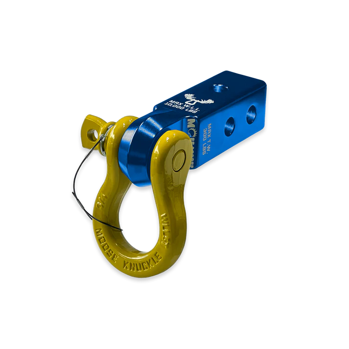 B'oh 3/4 Spin Pin Shackle and Mohawk 2.0 Receiver Combo Blue Pill Moose Knuckle Offroad
