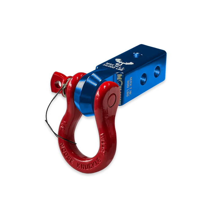 B'oh 3/4 Spin Pin Shackle and Mohawk 2.0 Receiver Combo Blue Pill Moose Knuckle Offroad