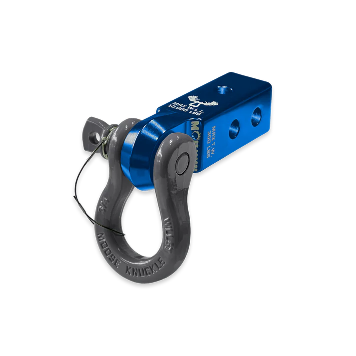 B'oh 3/4 Spin Pin Shackle and Mohawk 2.0 Receiver Combo Blue Pill Moose Knuckle Offroad