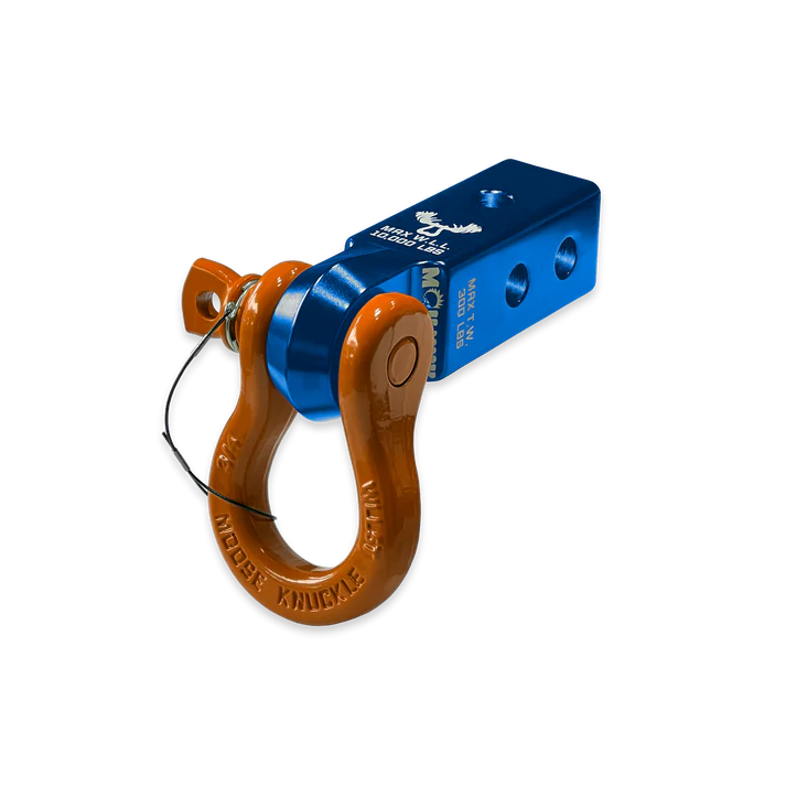 B'oh 3/4 Spin Pin Shackle and Mohawk 2.0 Receiver Combo Blue Pill Moose Knuckle Offroad