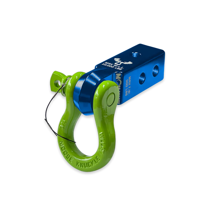 B'oh 3/4 Spin Pin Shackle and Mohawk 2.0 Receiver Combo Blue Pill Moose Knuckle Offroad