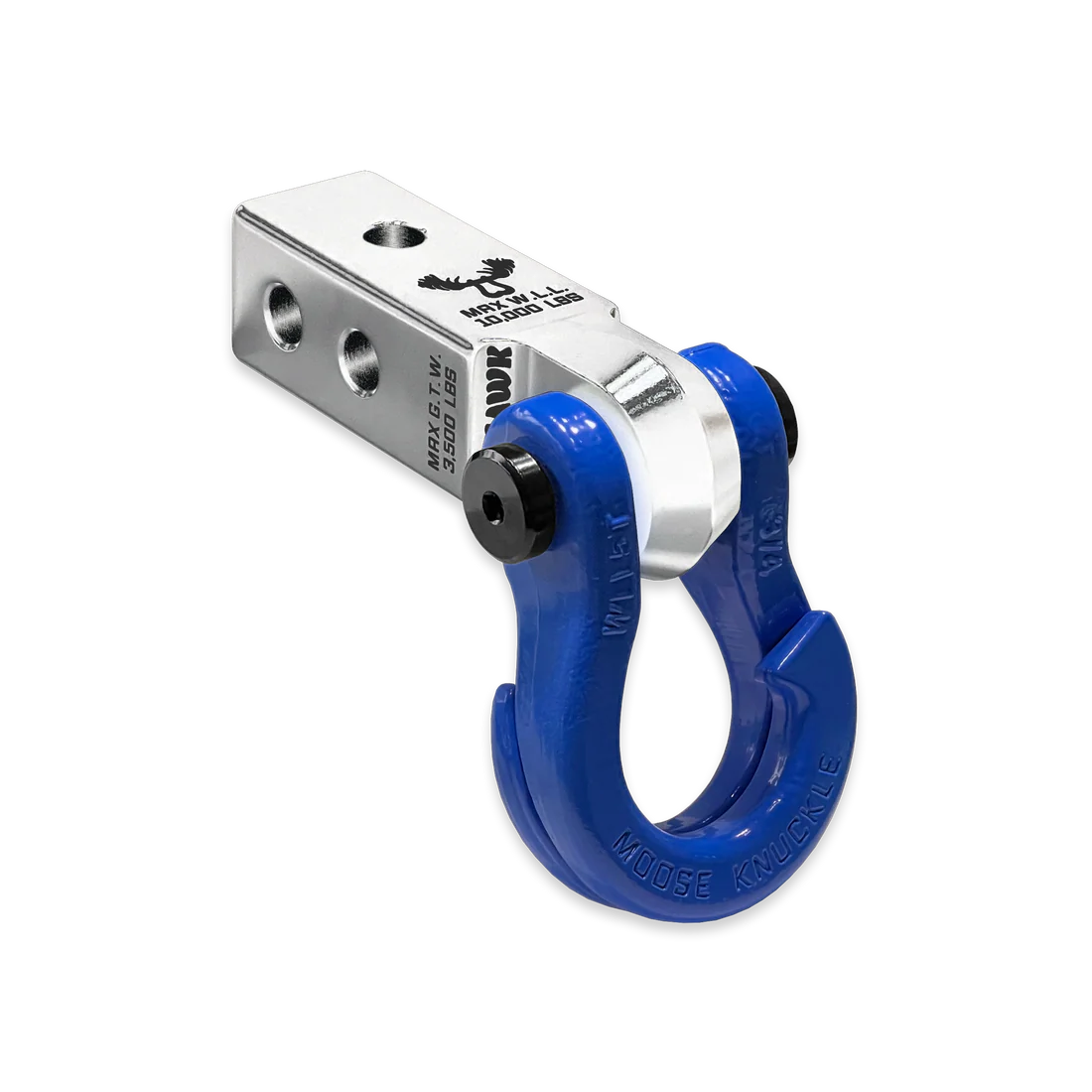 Jowl 3/4 Split Shackle and Mohawk 2.0 Receiver Combo Atomic Silver Moose Knuckle Offroad