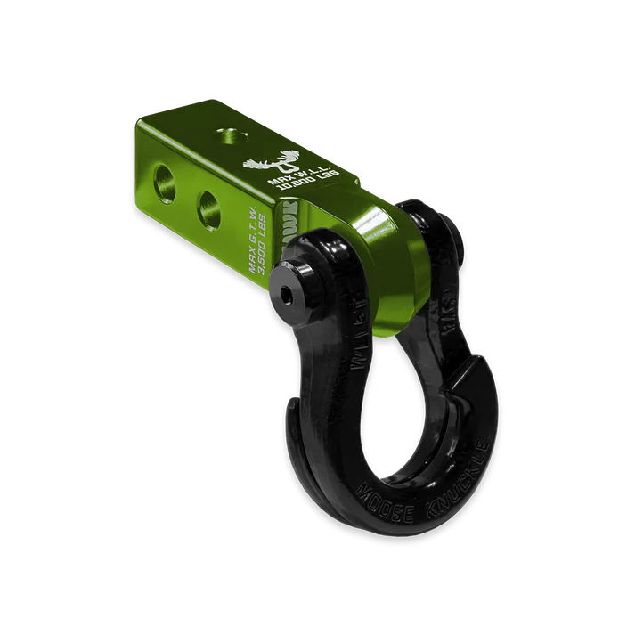 Jowl 3/4 Split Shackle and Mohawk 2.0 Receiver Combo Bean Green Moose Knuckle Offroad