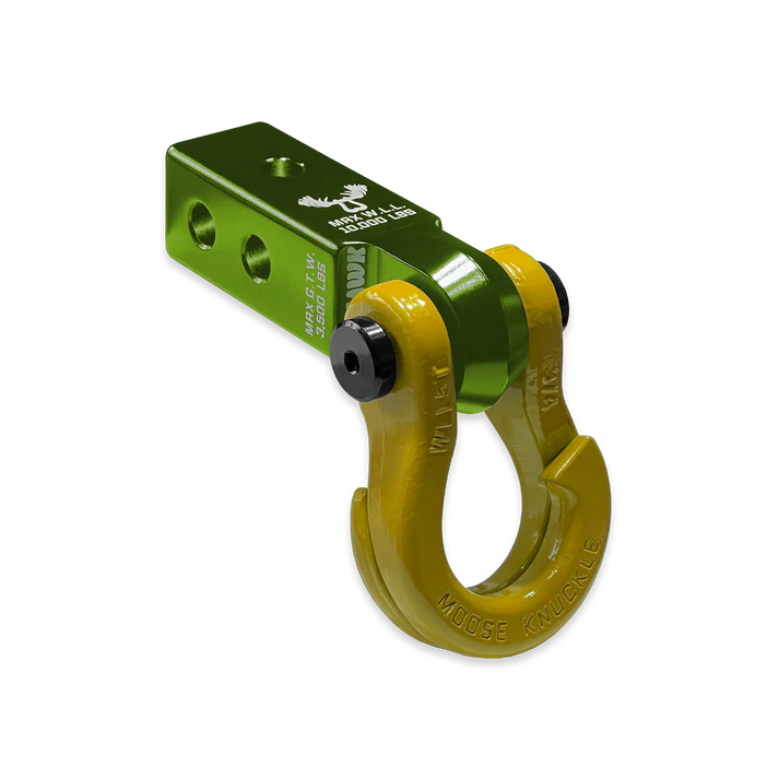 Jowl 3/4 Split Shackle and Mohawk 2.0 Receiver Combo Bean Green Moose Knuckle Offroad