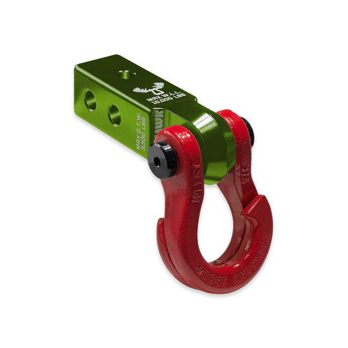 Jowl 3/4 Split Shackle and Mohawk 2.0 Receiver Combo Bean Green Moose Knuckle Offroad