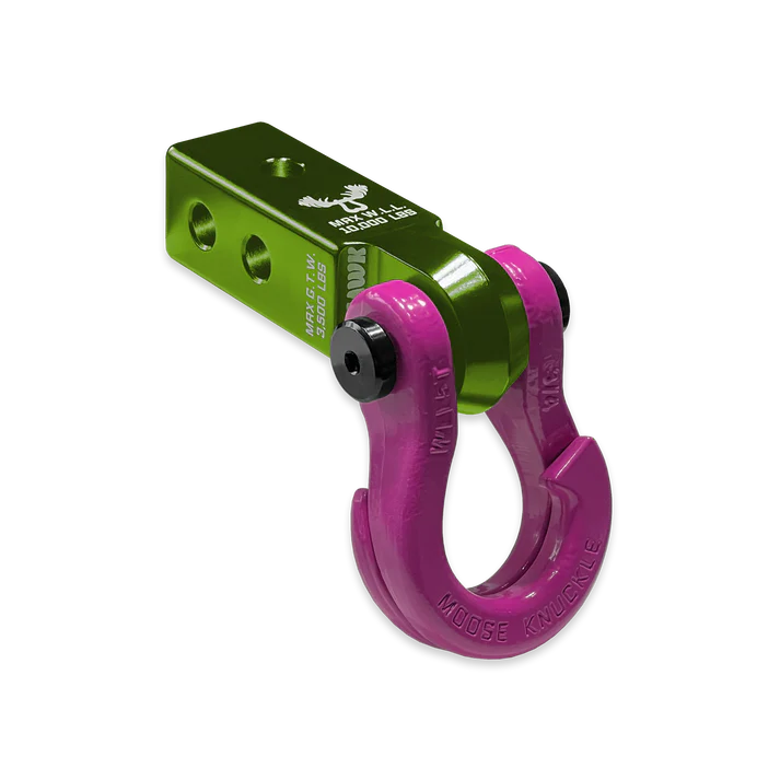 Jowl 3/4 Split Shackle and Mohawk 2.0 Receiver Combo Bean Green Moose Knuckle Offroad