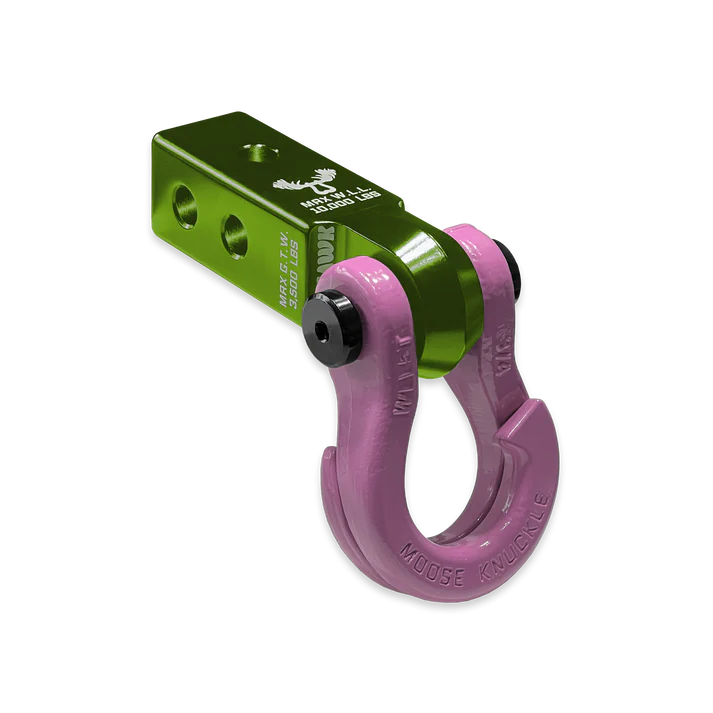 Jowl 3/4 Split Shackle and Mohawk 2.0 Receiver Combo Bean Green Moose Knuckle Offroad