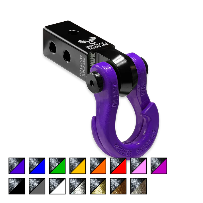 Jowl 3/4 Split Shackle and Mohawk 2.0 Receiver Combo Black Lung / Black Hole Moose Knuckle Offroad